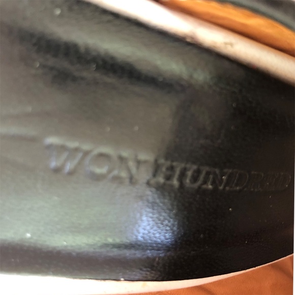 Leather Platform Mules, Won Hundred, Barneys, / Size 36 - Picture 5 of 7